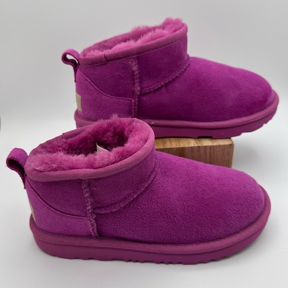 UGG Other - UGG Classic Ultra Mini Suede Boots Size 1 Sunburst